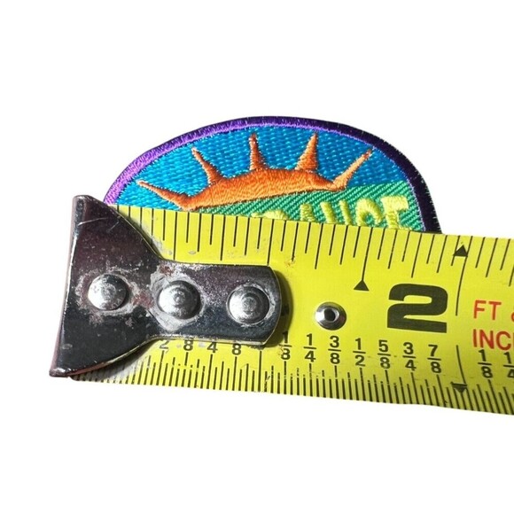 NEW Girls Scout Perfect Attendance 1.5" Embroidered Patch Badge Camping Scouts - Picture 2 of 3